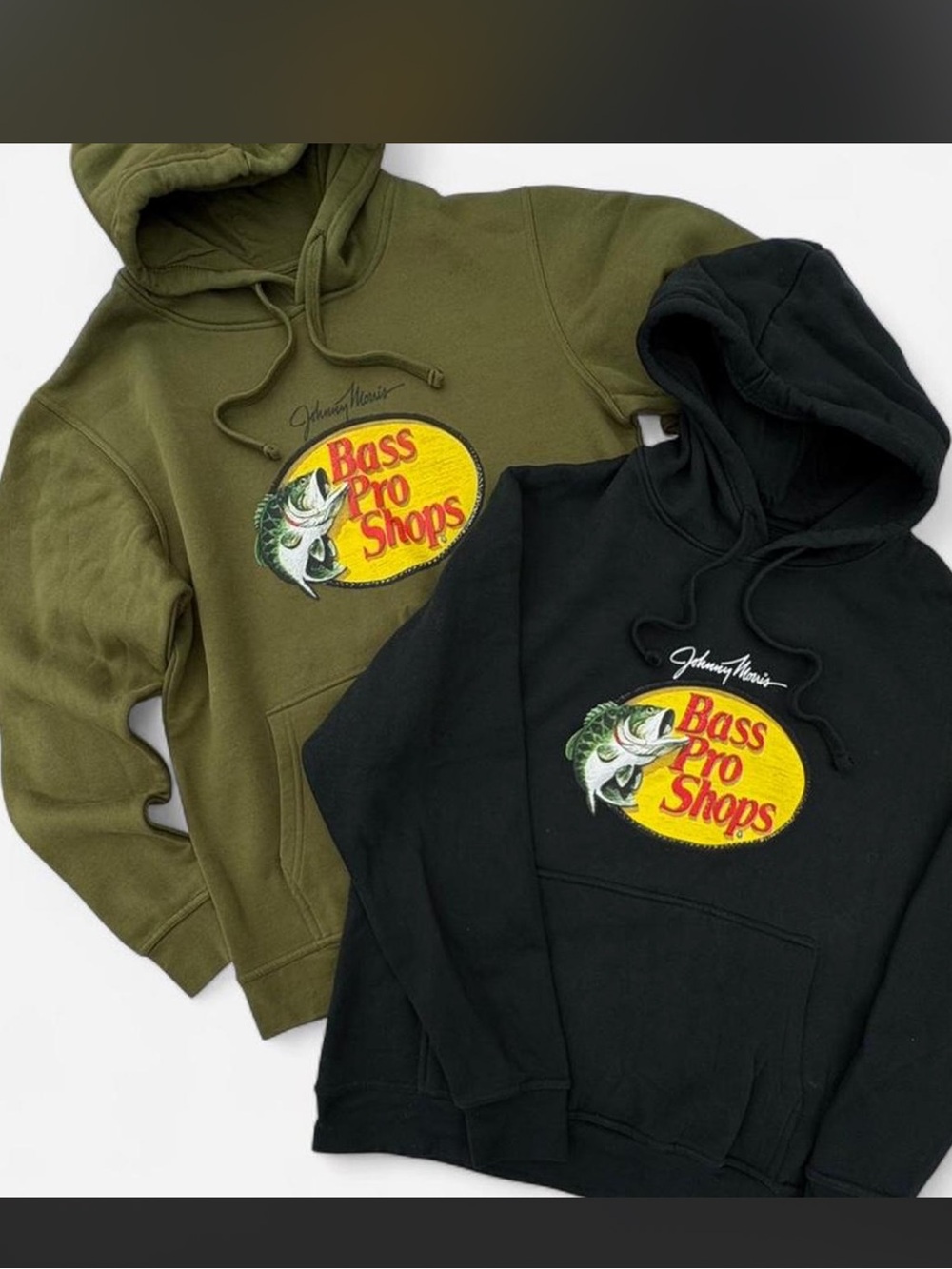 Bass Pro Shops black & green hoodies Fishing Hoodie Bundle Size M Oversized